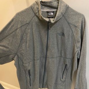 Mens XL Grey The North Face fleece jacket full zip